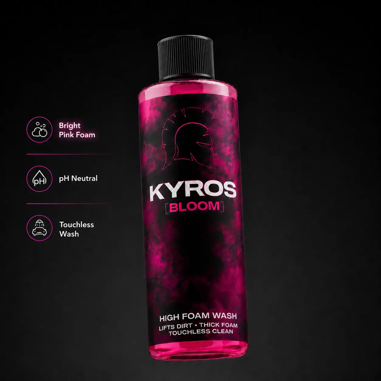 KYROS BLOOM Touchless Foam Prewash bottle